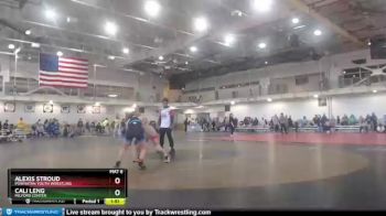 117 lbs Semifinal - Cali Leng, Milford Center vs Alexis Stroud, Powhatan Youth Wrestling