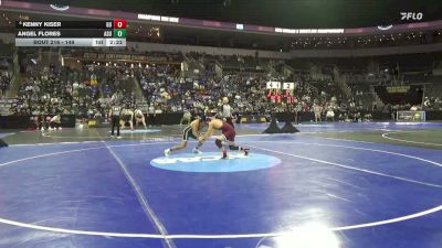 149 lbs Cons. Round 2 - Angel Flores, Adams St. vs Kenny Kiser, Gannon