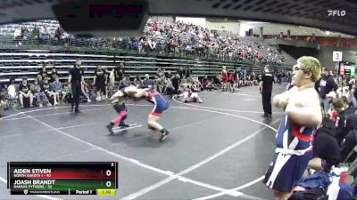 220 lbs Finals (8 Team) - Aiden Stiven, North Dakota 1 vs Joash Brandt, Kansas Pythons