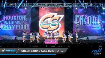 Cheer Strike Allstars - Orange Crush [2019 Junior - D2 - Small 4 Day 2] 2019 Encore Championships Houston D1 D2