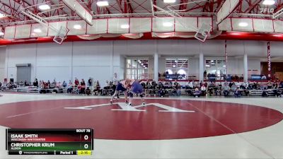 285 lbs Champ. Round 1 - Christopher Krum, Albion vs Isaak Smith, Wisconsin-Whitewater
