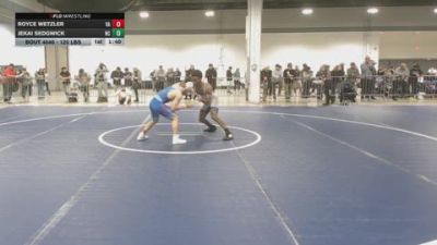 120 lbs Round Of 128 - Royce Wetzler, VA vs Jekai Sedgwick, NC