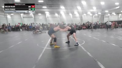 144 lbs Round 7 (10 Team) - Willis Kiler, Grindstone WC vs Zach Fondo, New England Gold