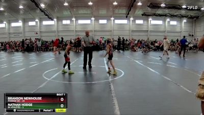 60 lbs Finals (2 Team) - Nathan Hodge, 84 Athletes vs Branson Newhouse, Phoenix WC