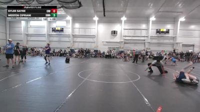 84 lbs Round 5 (8 Team) - Weston Cipriani, SHWA vs Syler Sayne, CrossRoads Wrestling