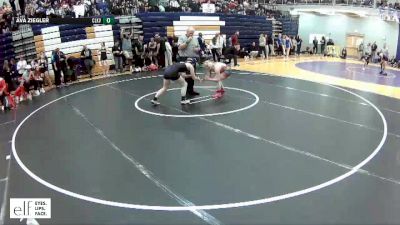 130 lbs. Champ. Round 3 - Addison Harkins, Nixa vs Ava Ziegler, Clarksville