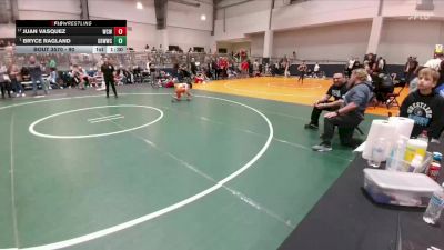90 lbs Champ. Round 2 - Bryce Ragland, Gracie Barra Westchase Wrestling Club vs Juan Vasquez, Wesley Club Wrestling