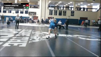189 lbs Consi Of 16 #1 - Cooper Ledbetter, McCallie School vs Adam Pitula, Council Rock South