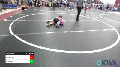 61 lbs Consi Of 4 - Randy Wanzer, Chandler Takedown Club vs Oaklin Grace, Blackwell Wrestling Club