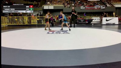 Cons. Semis - Max Liu, Savage House Wrestling Club vs Henry Reed, Community Youth Center - Concord Campus Wrestling