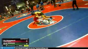 4 lbs Quarterfinal - Cal Rockenbach, Flowery Branch vs Kevin Gonzalez, East Hall