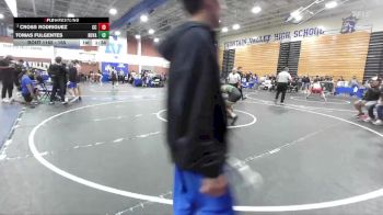165 lbs Champ. Round 3 - Cross Rodriguez, Calvary Chapel (Santa Ana) vs Tomas Fulgentes, Royal