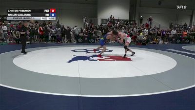 65 lbs Champ. Round 3 - Carter Freeman, Panther Wrestling Club RTC vs Josiah Gallegos, Brighton Wrestling Club