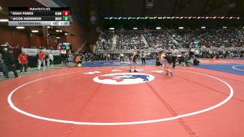 2A-150 lbs Quarterfinal - Noah Parks, Kemmerer vs Jacob Anderson, Moorcroft