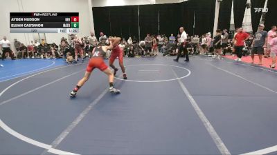120 lbs Round 1 (6 Team) - Elijah Castanon, Mat Assassins Black vs Ayden Hudson, Rebellion