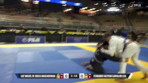 Fernando Halyson Carvalho Leal vs Luiz Miguel De Souza Mascarenhas 2025 Pan Jiu Jitsu IBJJF Championship