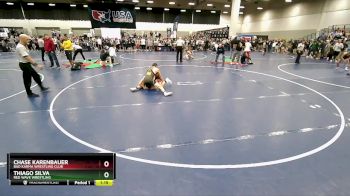 106 lbs Quarterfinal - Chase Karenbauer, Bad Karma Wrestling Club vs Thiago Silva, Red Wave Wrestling