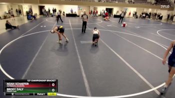 127 Championship Bracket Cons. Round 4 - Brody Daly, Prior Lake vs Noah Schaefer, Zumbrota-Mazeppa