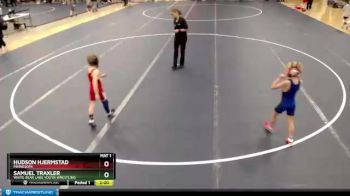 49 lbs Quarterfinal - Hudson Hjermstad, Minnesota vs Samuel Traxler, White Bear Lake Youth Wrestling