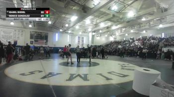 130 lbs Champ. Round 1 - Renice Gonzalez, Colony vs Isabel Biesel, Beckman