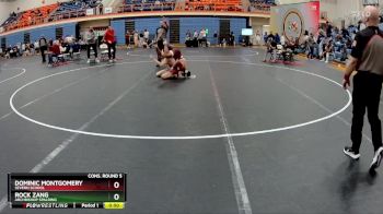 132 lbs Cons. Round 5 - Dominic Montgomery, Severn School vs Rock Zang, Archbishop Spalding