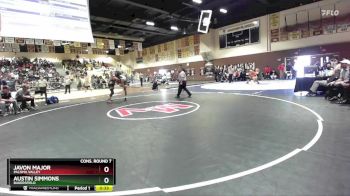 165 lbs Cons. Round 7 - Austin Simmons, Bakersfield vs Javon Major, Paloma Valley