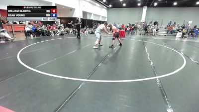 285 lbs William Glesing, Team Indiana Blue vs Beau Young, Team Kansas Gold