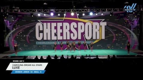 Carolina Dream All Stars - Luxe [2024 L2 Junior - D2 - Small - B Day 2] 2024 CHEERSPORT National All Star Cheerleading Championship