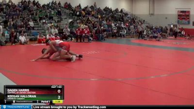 150 lbs Champ. Round 1 - Dagen Harris, Central Of Grand Junction vs Keegan Halloran, Crowley County