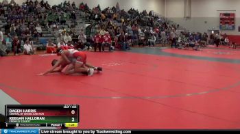 150 lbs Champ. Round 1 - Dagen Harris, Central Of Grand Junction vs Keegan Halloran, Crowley County