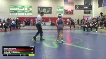 106 lbs Champ. Round 1 - Sterling Dias, SLAM Academy vs Kailike Madolora, Sierra Vista