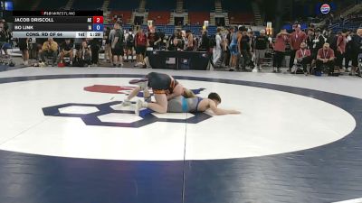 126 lbs Cons. Rd Of 64 - Jacob Driscoll, Alaska vs Bo Link, Iowa