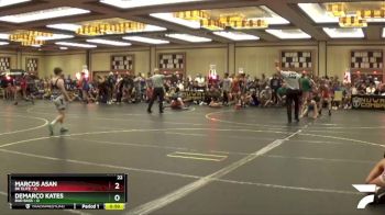 108 lbs Round 1 (6 Team) - Marcos Asan, BK ELITE vs Demarco Kates, Bad Bass