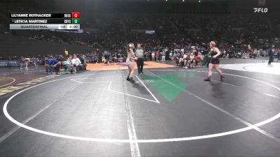 6A/5A Girls 155 Quarterfinal - Leticia Martinez, Century Girls vs LilyAnne Rothacker, Roseburg Girls