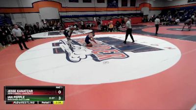 197 lbs Cons. Round 3 - Jesse Kanatzar, John Carroll University vs Ian Pepple, Wisconsin-Eau Claire