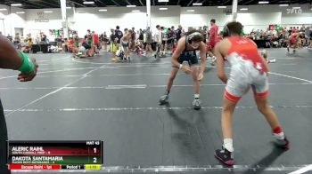 106 lbs Round 5 (6 Team) - Dakota Santamaria, Flickr Boyz Batarangs vs Aleric Raihl, South Carroll Prep