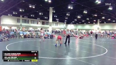 126 lbs Round 5 (6 Team) - Alijah Gabaldon, Eaglecrest Raptors vs Rylan Milian, Coastline Red Tide