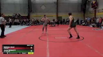 165 lbs Champ. Round 3 - Roman Cruz, Pomona vs Evan Bennett, St. Edward