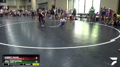 77 lbs Round 1 (4 Team) - Aubrey Ishuin, Untouchable Lady Reapers vs Aria Thephavong, TN AAU- Havok