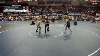 D 1 120 lbs Cons. Round 3 - Hayden Boudreaux, Southside vs Geoffrey Box, Acadiana