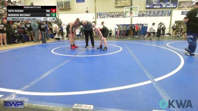 132 lbs Rr Rnd 2 - Tate Kozak, Pawnee Wrestling Club vs Hudson McCray, Pawnee Wrestling Club