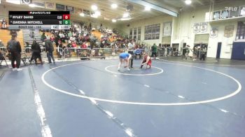 155 lbs Cons. Round 3 - Gwenna Mitchell, Temescal Canyon vs Ryley David, Elsinore