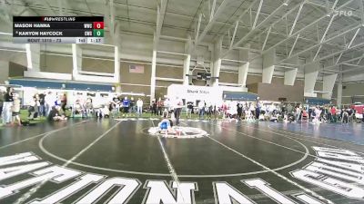 73 lbs Champ. Round 1 - Mason Hanna, Westlake Wrestling Club vs Kanyon Haycock, Carbon Wrestling Club