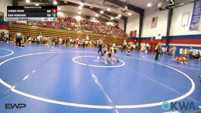 98 lbs Rr Rnd 1 - Owen Koss, Raw Wrestling Club vs Ean Howard, Vinita Kids Wrestling