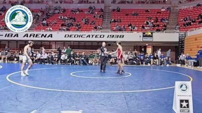 150 lbs Semifinal - Braden Williams, Bixby High School vs Alexander Naddeo, St. Joseph Regional