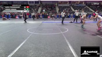 115 lbs 1st Place Match - Lennox Gebara, Frontenac vs Alexa Thongrasamy, Derby