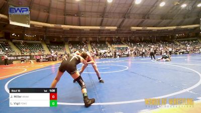 88 lbs Round Of 64 - Jude Miller, Brawlers vs Lance Vigil, Pomona Elite