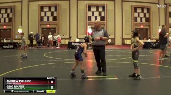 60 lbs Quarterfinals (8 Team) - Andrew Palumbo, SVRWC Silver vs Gino Rinaldi, Armory WA Black
