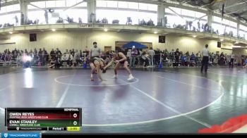 132 lbs Semifinal - Evan Stanley, Lowell Wrestling Club vs Owen Reyes, Fighting Irish Wrestling Club