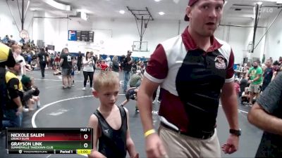 60 lbs Round 2 - Nickole Salem, Legacy Elite vs Grayson Link, Summerville Takedown Club